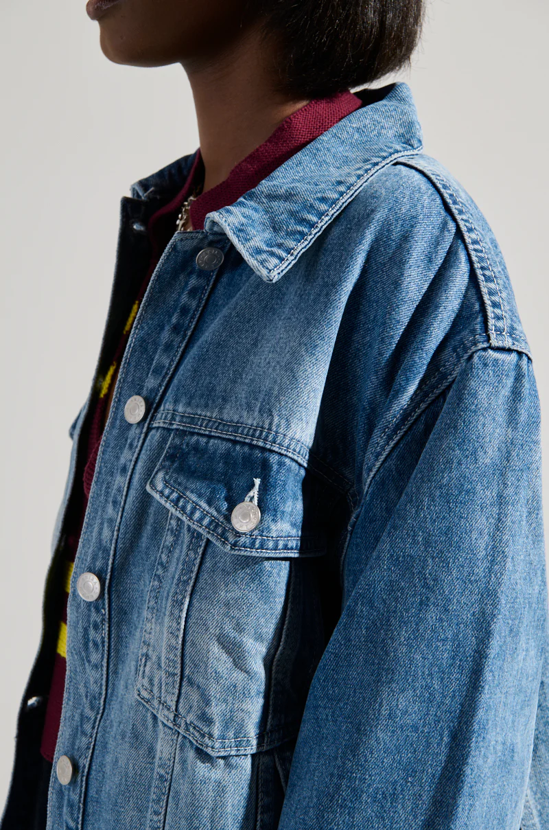GOTTA GO OVERSIZED DENIM JACKET - Image 7