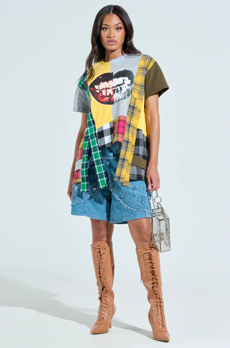 GRAB ME CLOSER DENIM BERMUDA SHORT - Image 6