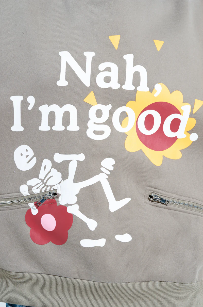 GRATEFUL OVERSIZED ZIPPER SLEEVE HOODIE - Image 12