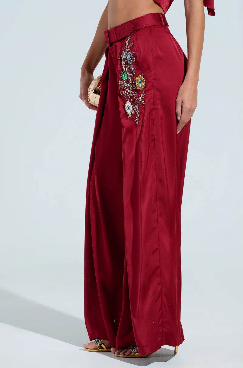 GREATEST ONE YET TROUSER IN RED - Image 3