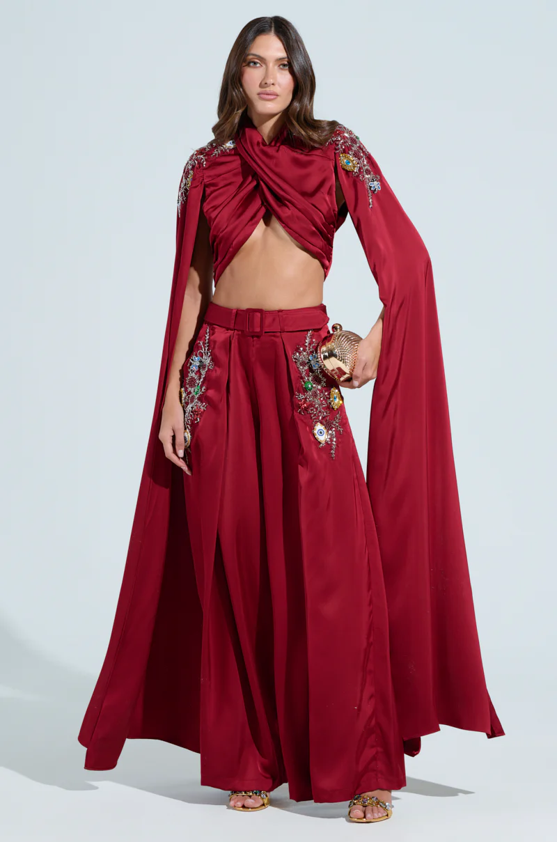 GREATEST ONE YET TROUSER IN RED - Image 5