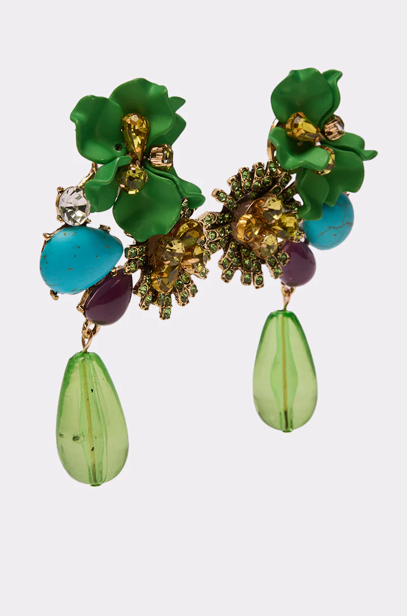 GREEN GLORY EARRING - Image 3