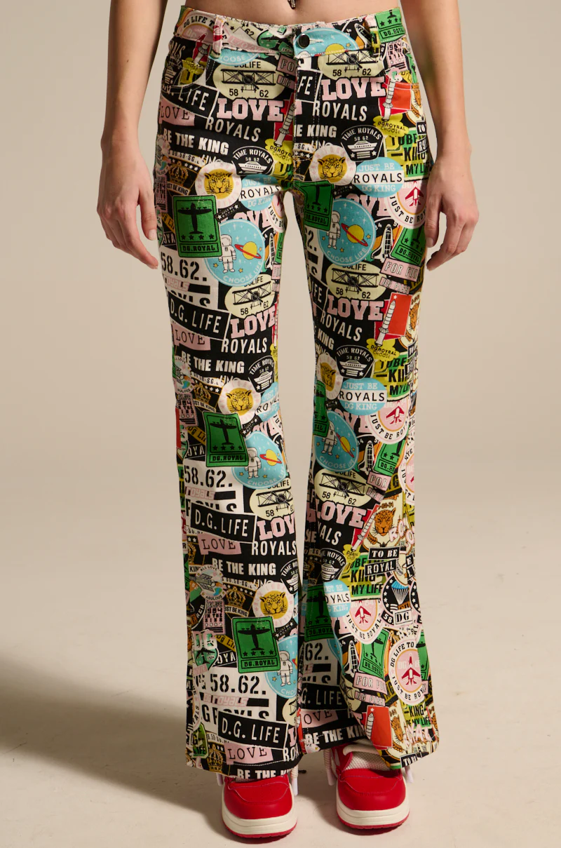 GREEN LIGHT LOW RISE FLARE DENIM - Image 2