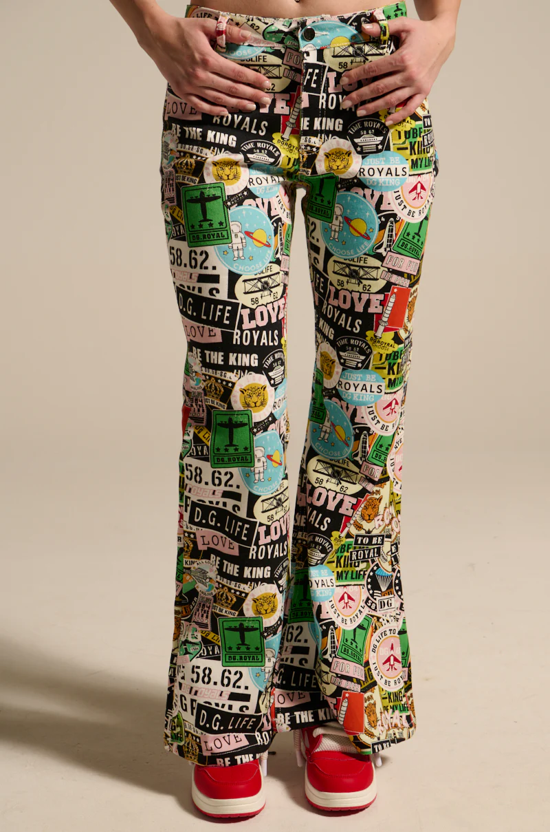 GREEN LIGHT LOW RISE FLARE DENIM - Image 3