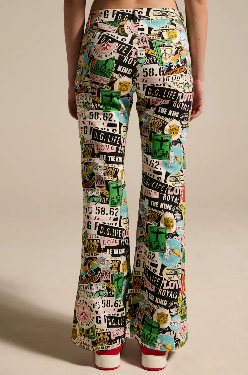 GREEN LIGHT LOW RISE FLARE DENIM - Image 5