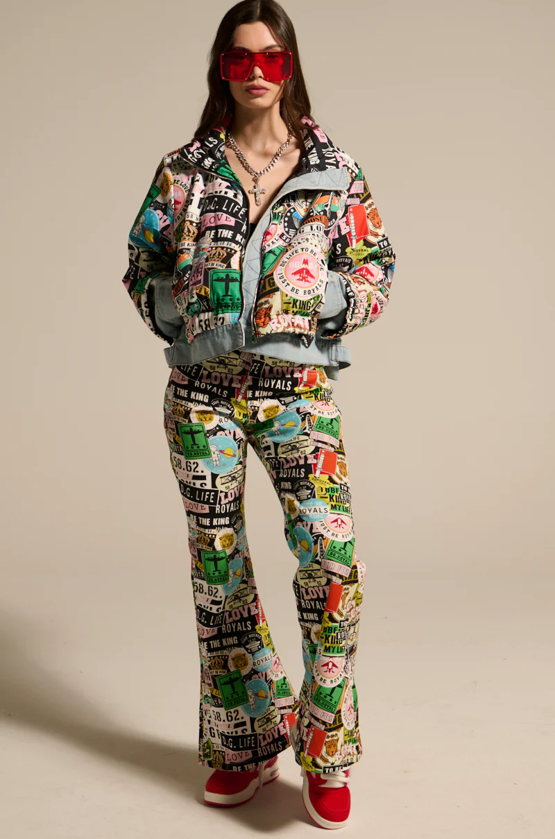 GREEN LIGHT LOW RISE FLARE DENIM - Image 6