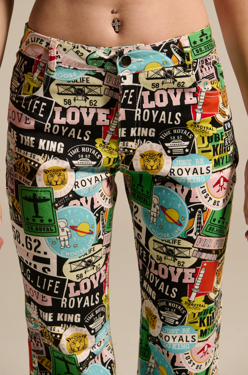 GREEN LIGHT LOW RISE FLARE DENIM - Image 7