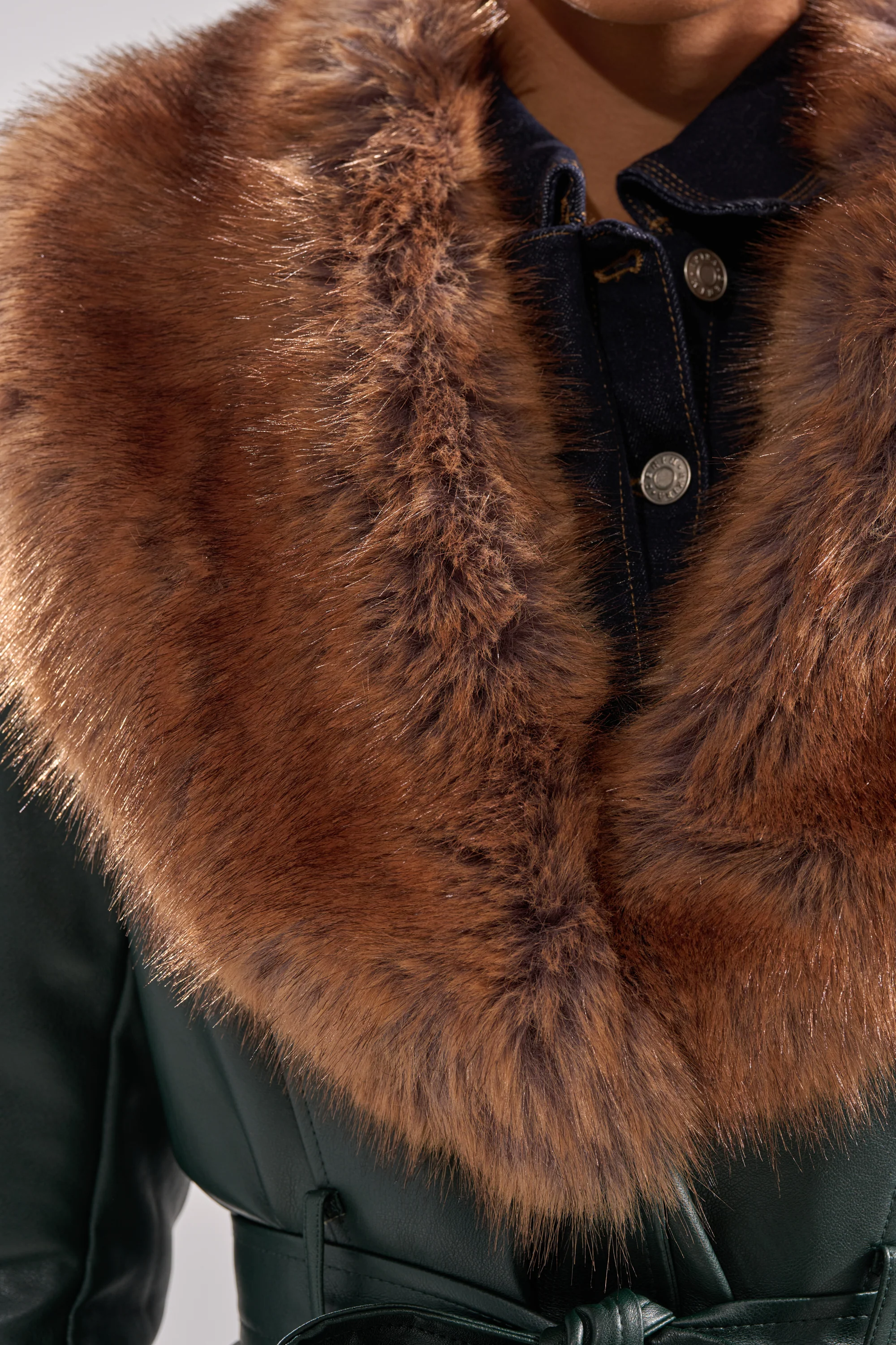 GREENVIEW FUR TRIM TRENCH - Image 8