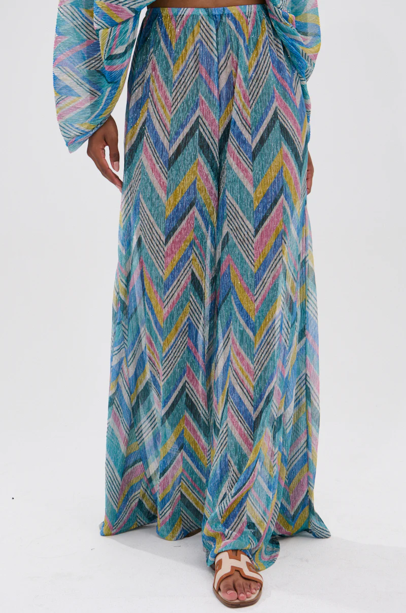 GRISELDA PRINTED PALAZZO PANTS - Image 3