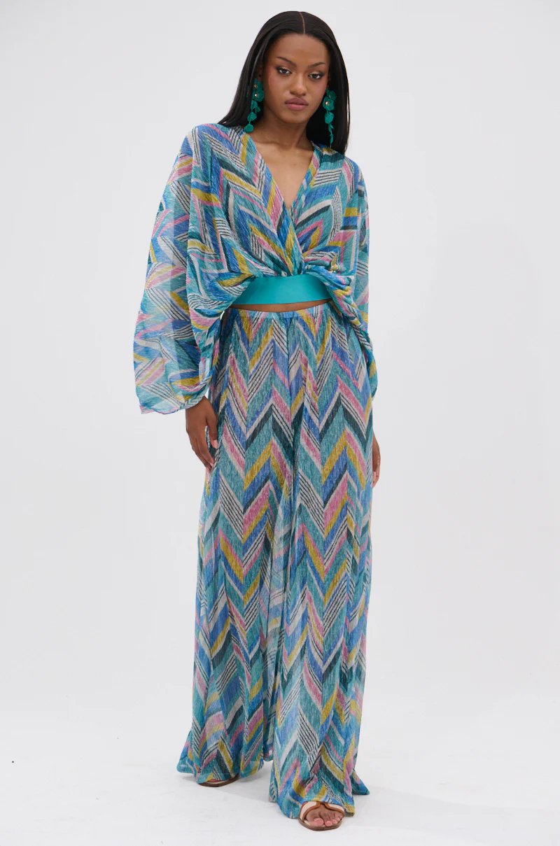 GRISELDA PRINTED PALAZZO PANTS - Image 6