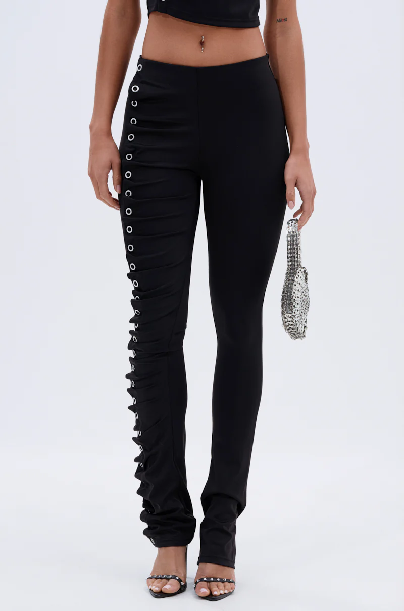 GROMMET DETAIL RUCHED PANT - Image 2