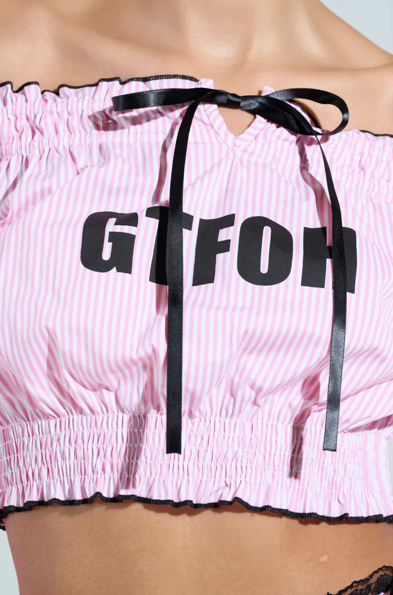 GTFOH OFF THE SHOULDER TOP - Image 8