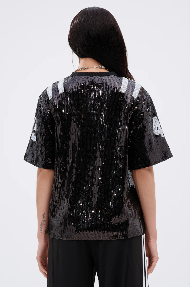 GUESS THE NUMBER SEQUIN JERSEY - Image 4