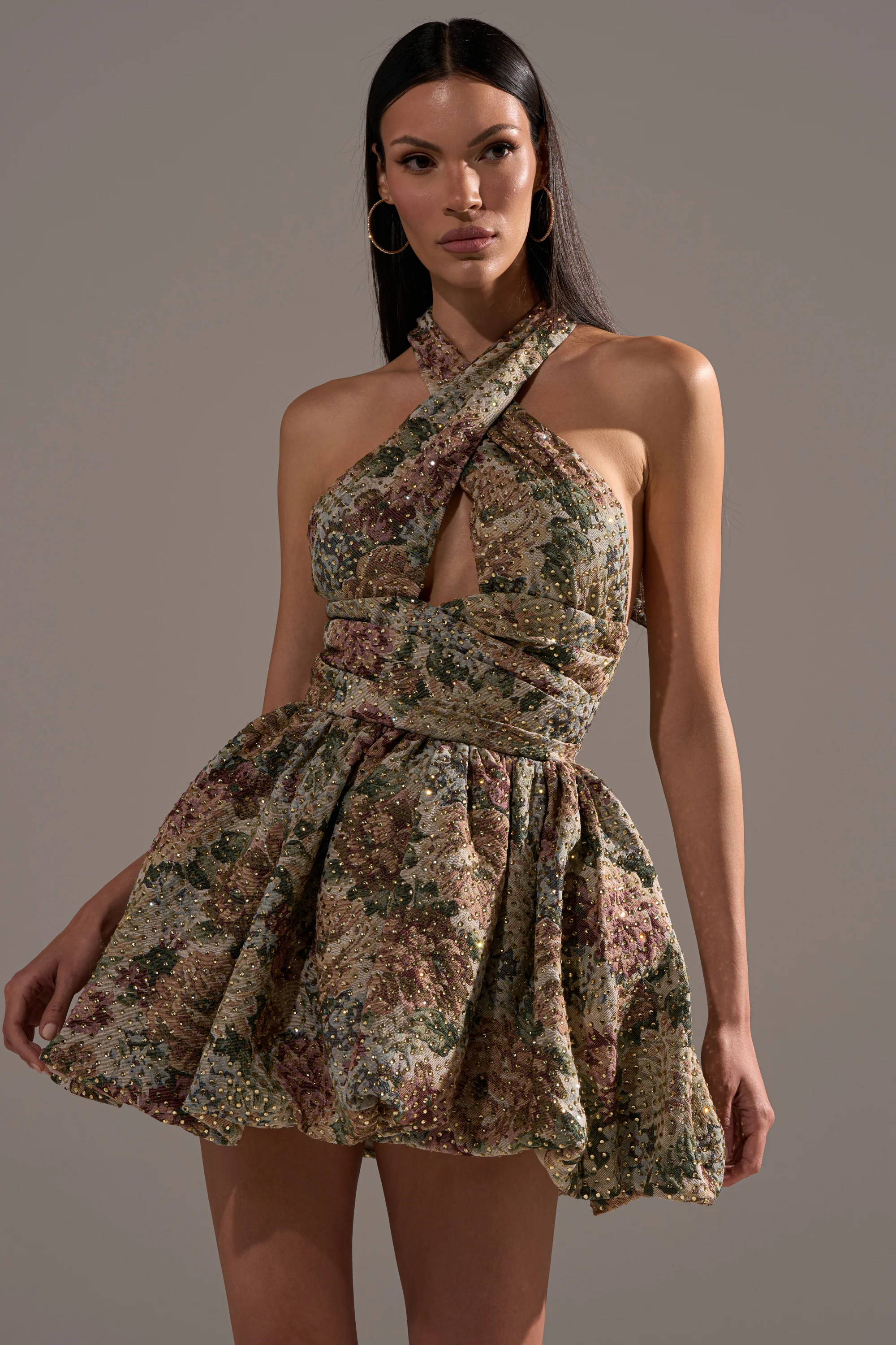 GUESS WHO FLORAL MINI DRESS - Image 3
