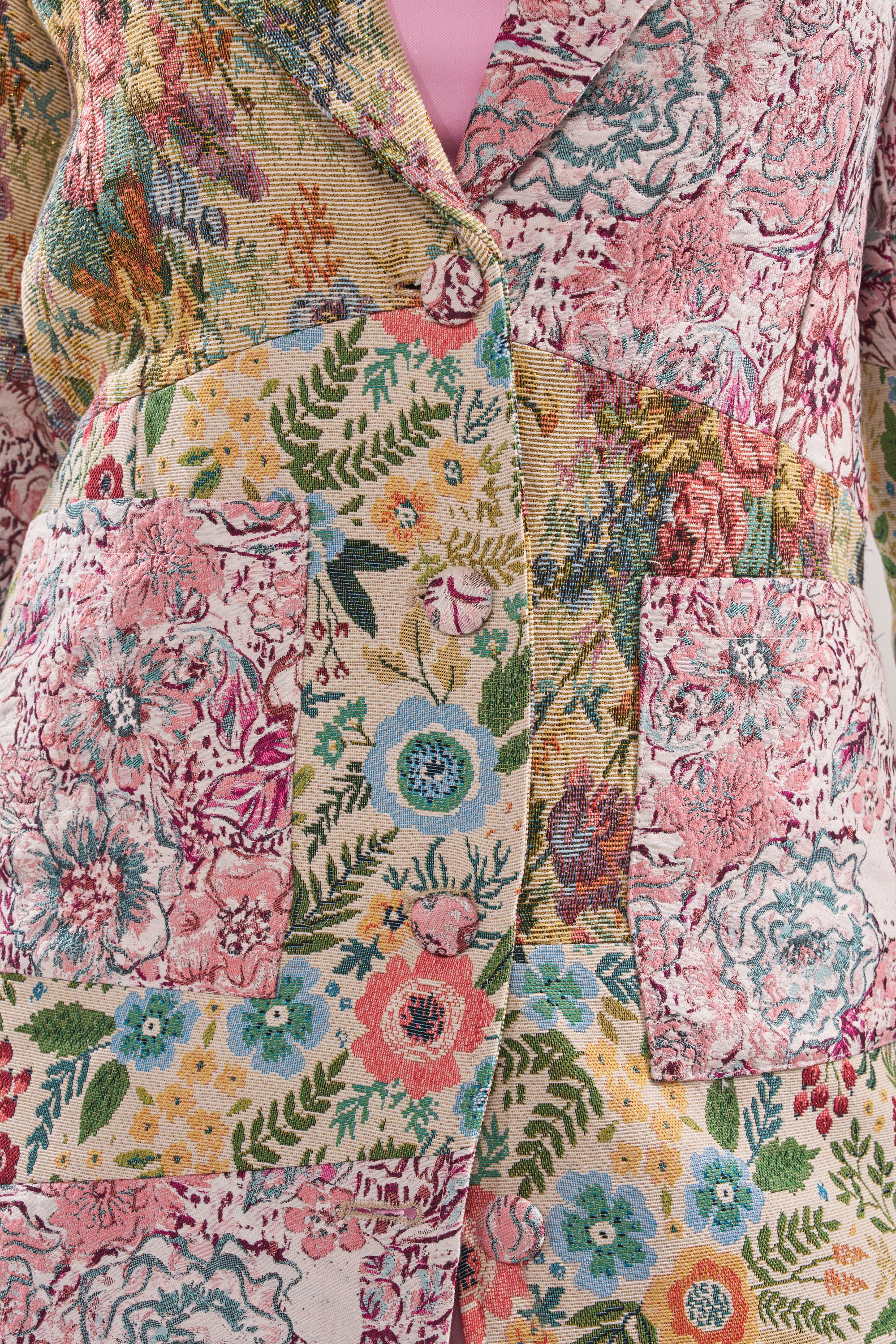 HAD ME AT HELLO PATCHWORK TRENCH - Image 11