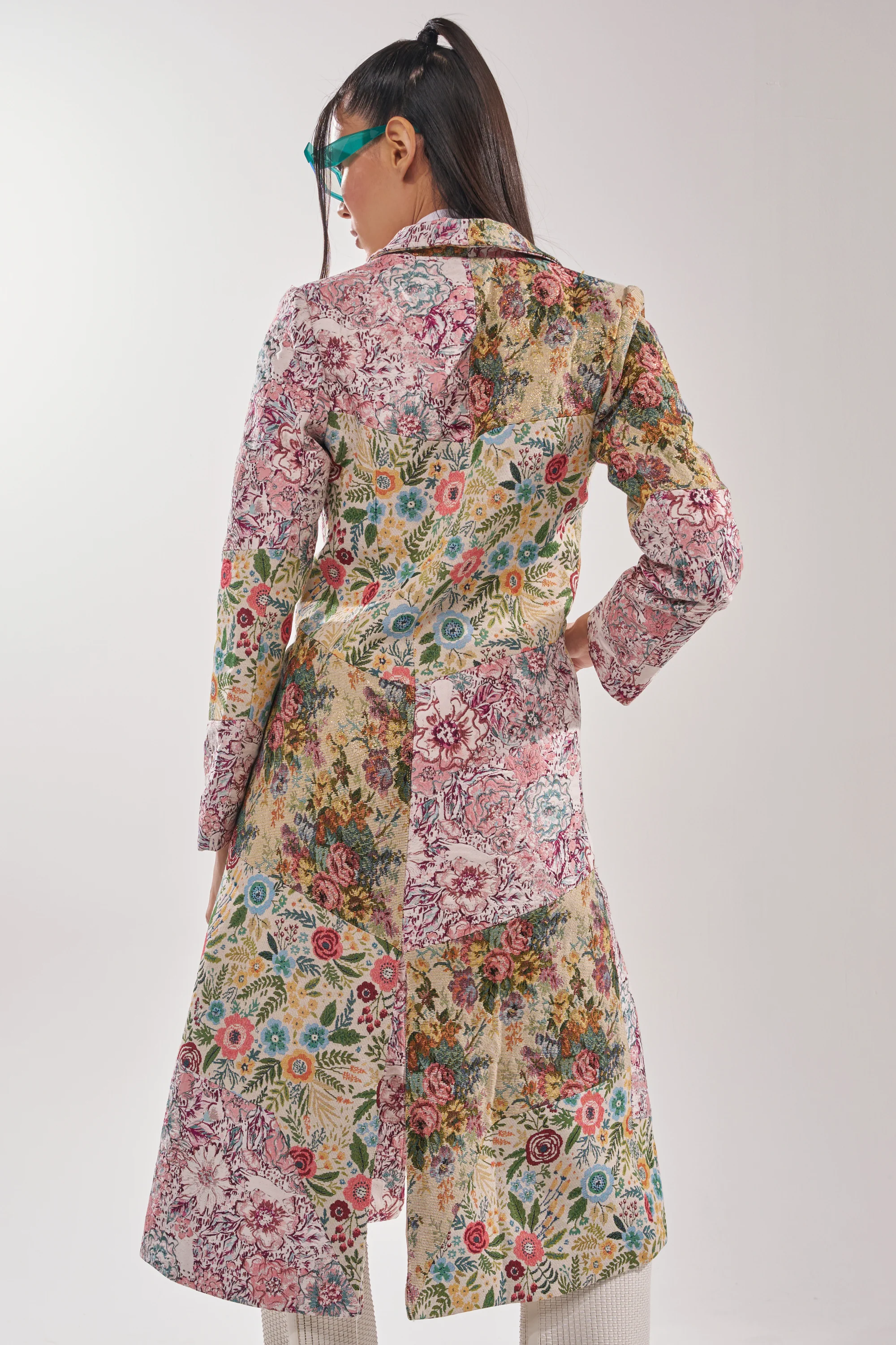 HAD ME AT HELLO PATCHWORK TRENCH - Image 5