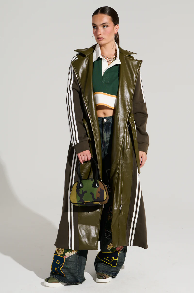 HADLEY MIXED MEDIA TRENCH - Image 4