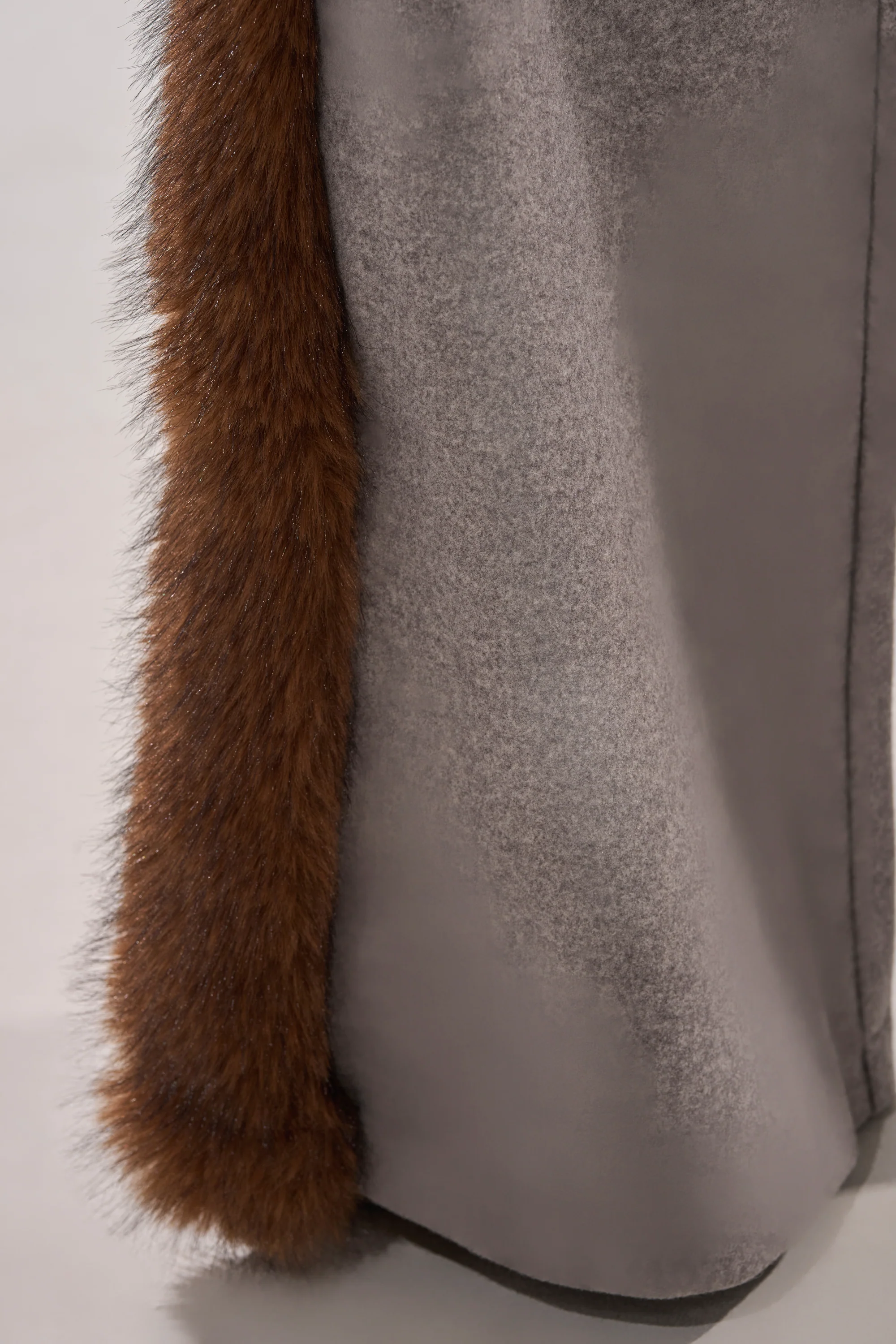 HALLE FUR TRIM WIDE LEG PANT - Image 8