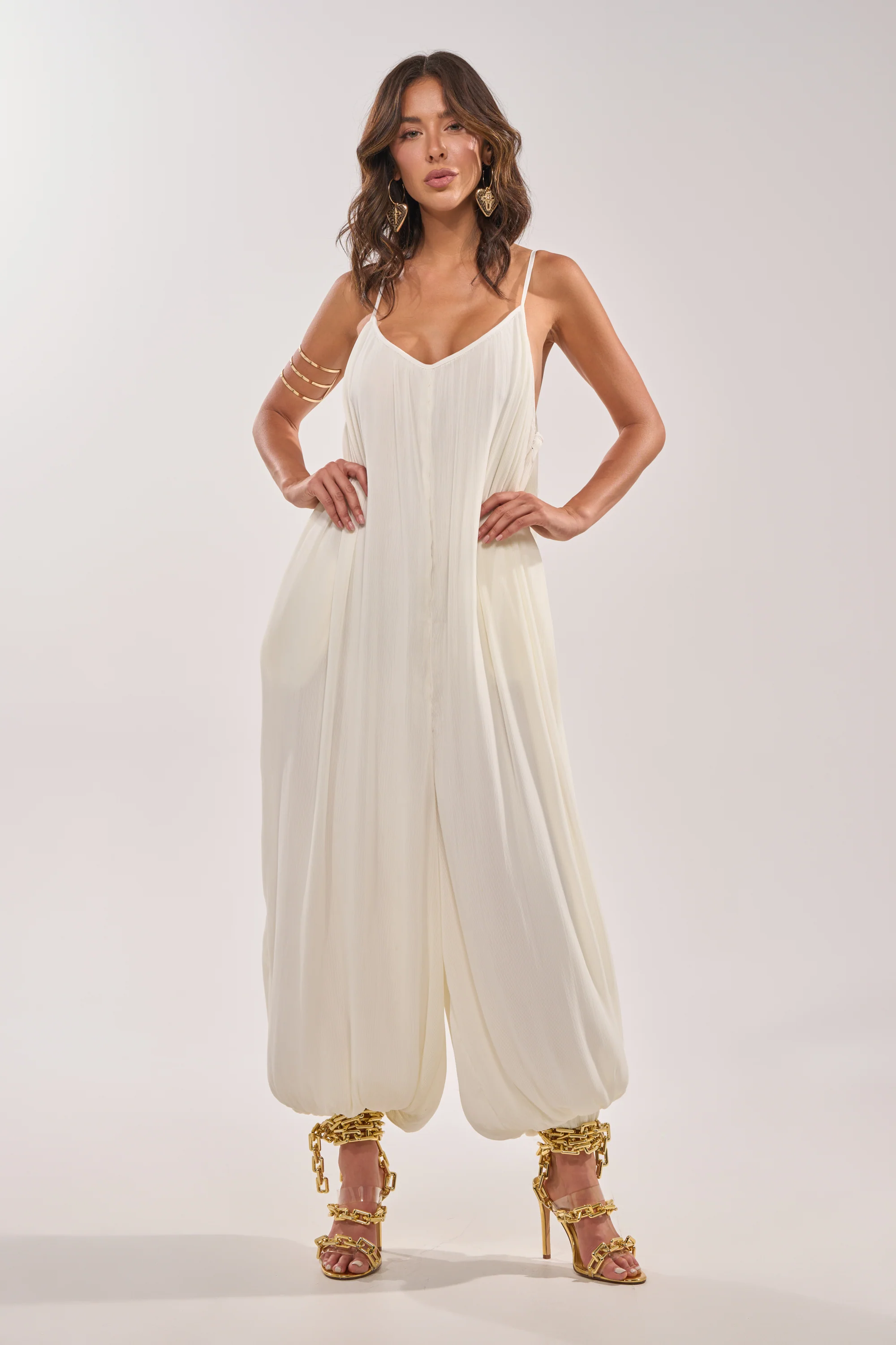 HALO SLINKY SLEEVELESS JUMPSUIT - Image 3