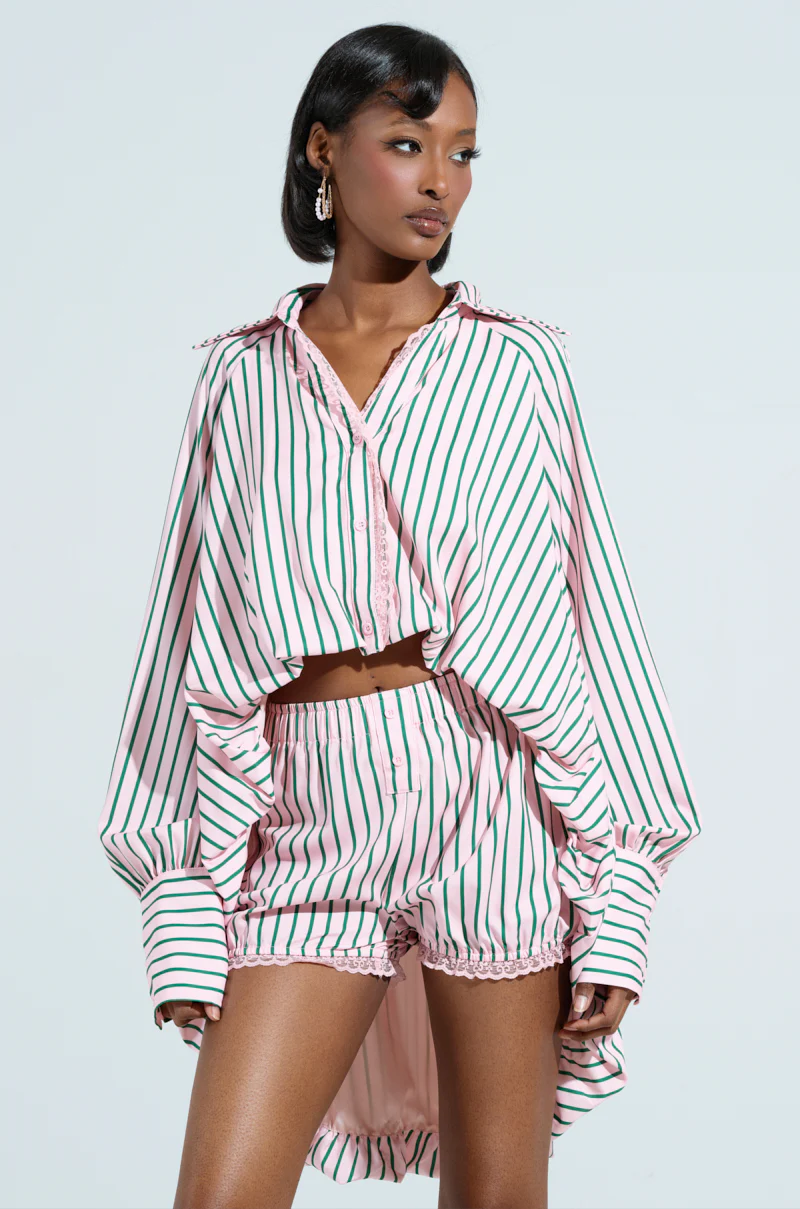 HAMPTONS STRIPED BUTTON UP - Image 2
