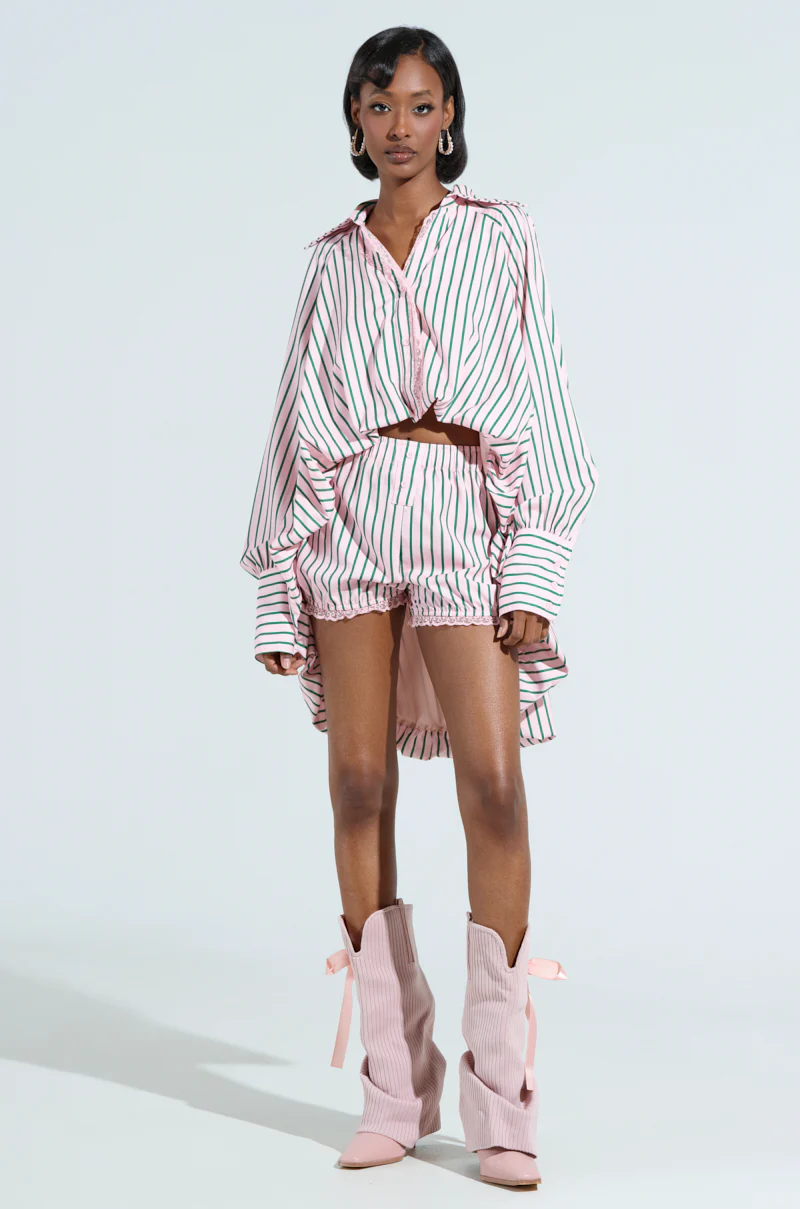 HAMPTONS STRIPED BUTTON UP - Image 5