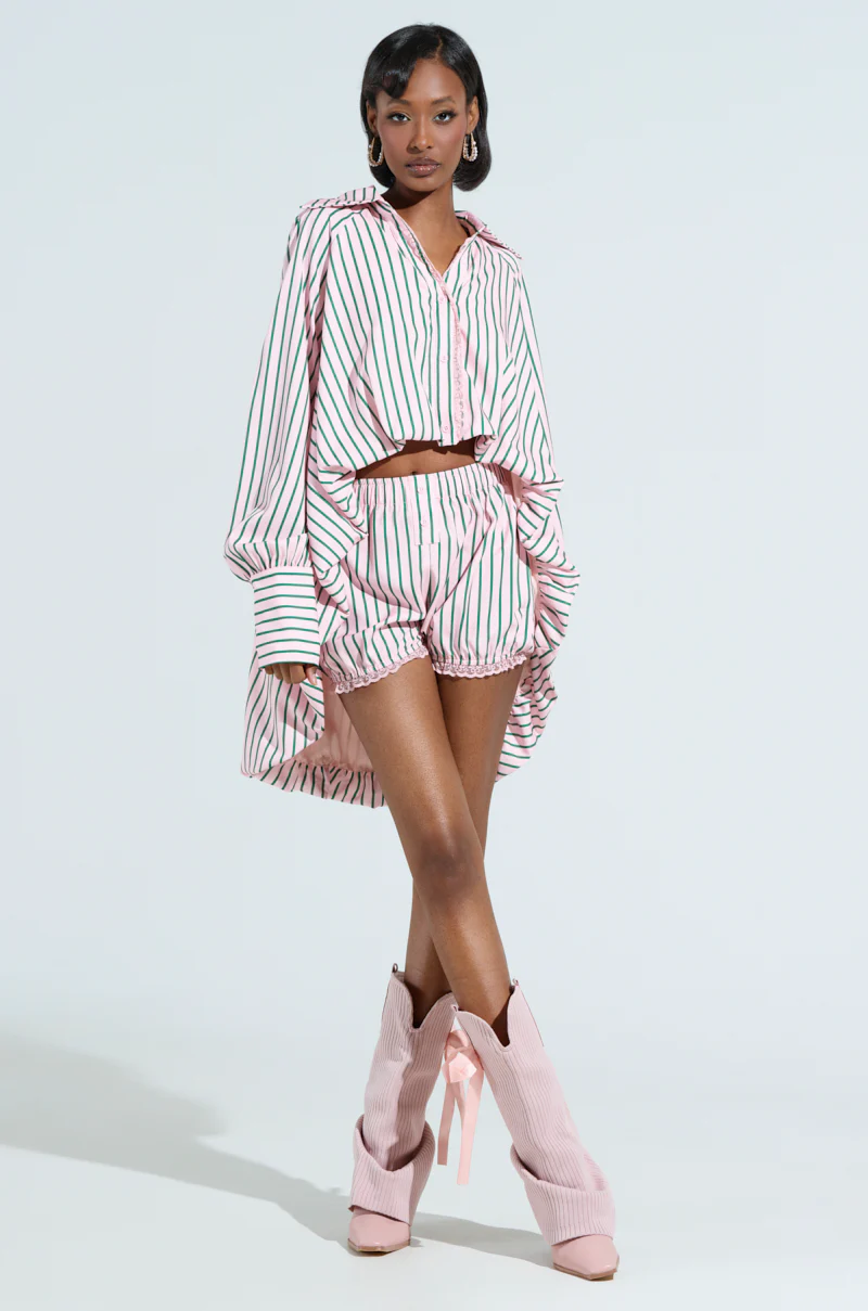 HAMPTONS STRIPED BUTTON UP - Image 6