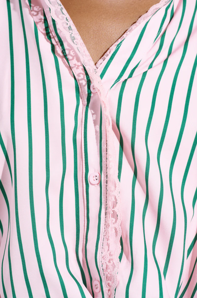 HAMPTONS STRIPED BUTTON UP - Image 7