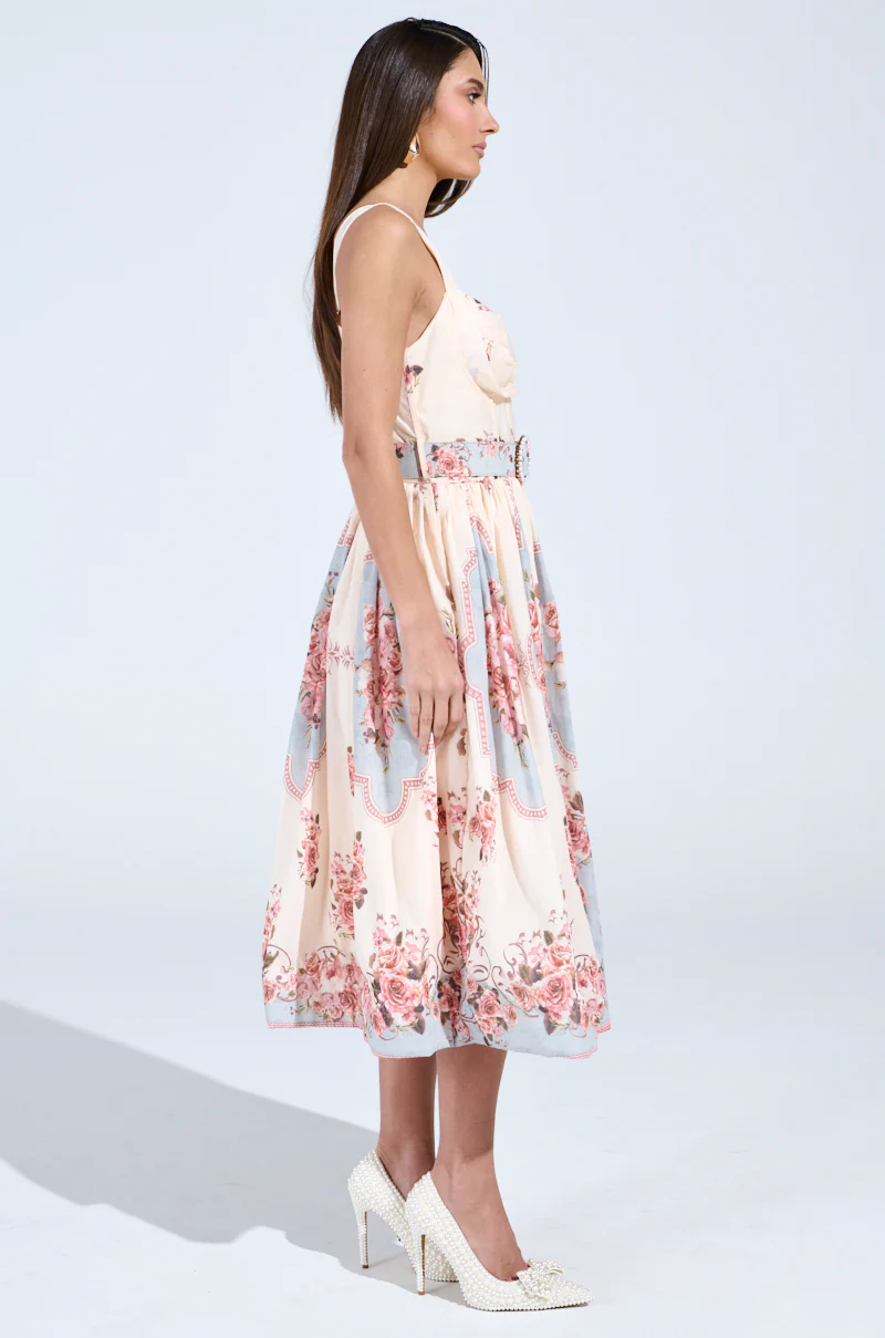 HANNA FLORAL MIDI DRESS - Image 5