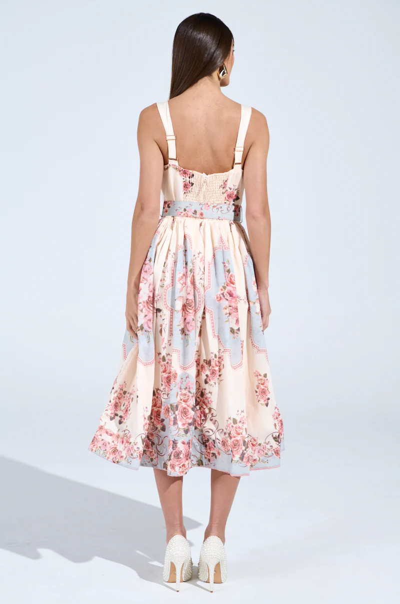 HANNA FLORAL MIDI DRESS - Image 6