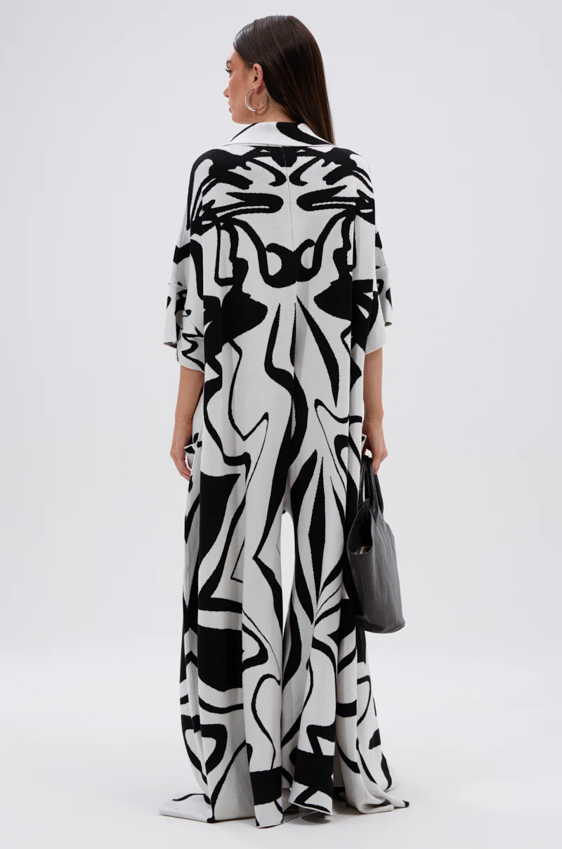 HAPPY HOUR PRINTED KNIT JUMPSUIT - Image 8