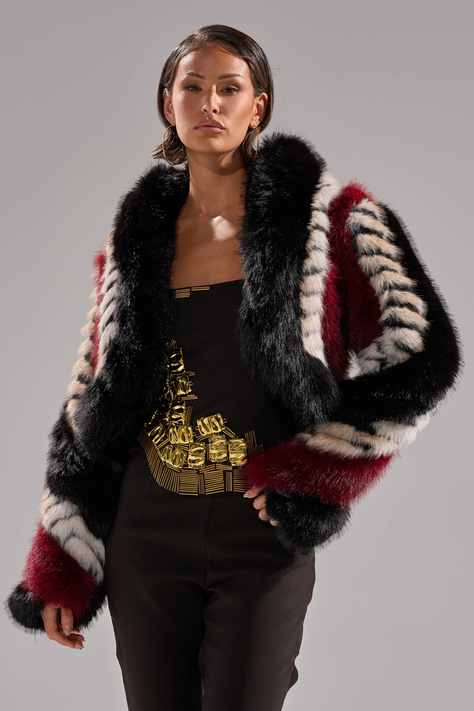 HARD TO FIND PANELED FAUX FUR - Image 3