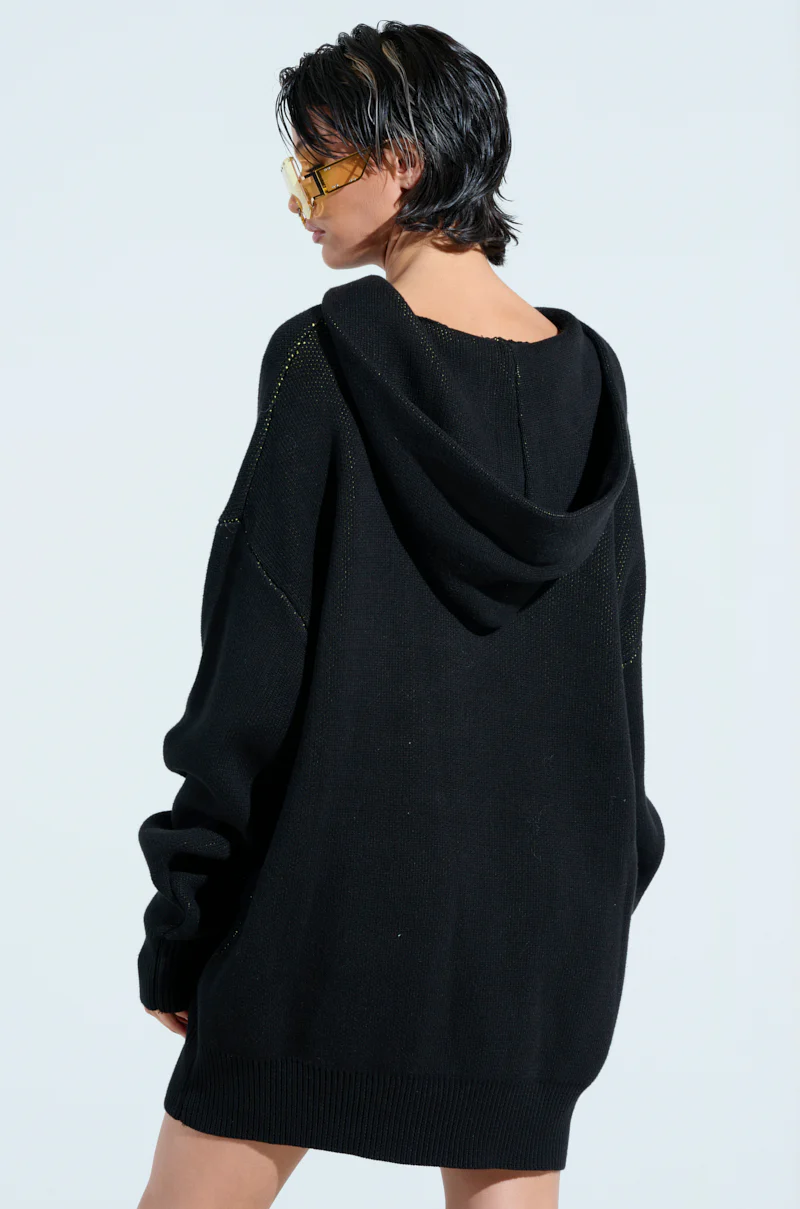 HARD TO PLEASE OVERSIZED HOODED SWEATER - Image 5