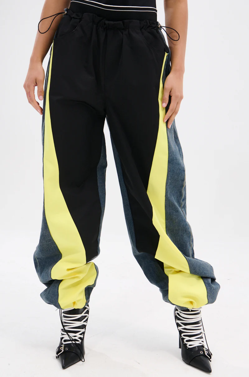 HARDEST TO LOVE COLORBLOCK DENIM PANT - Image 3
