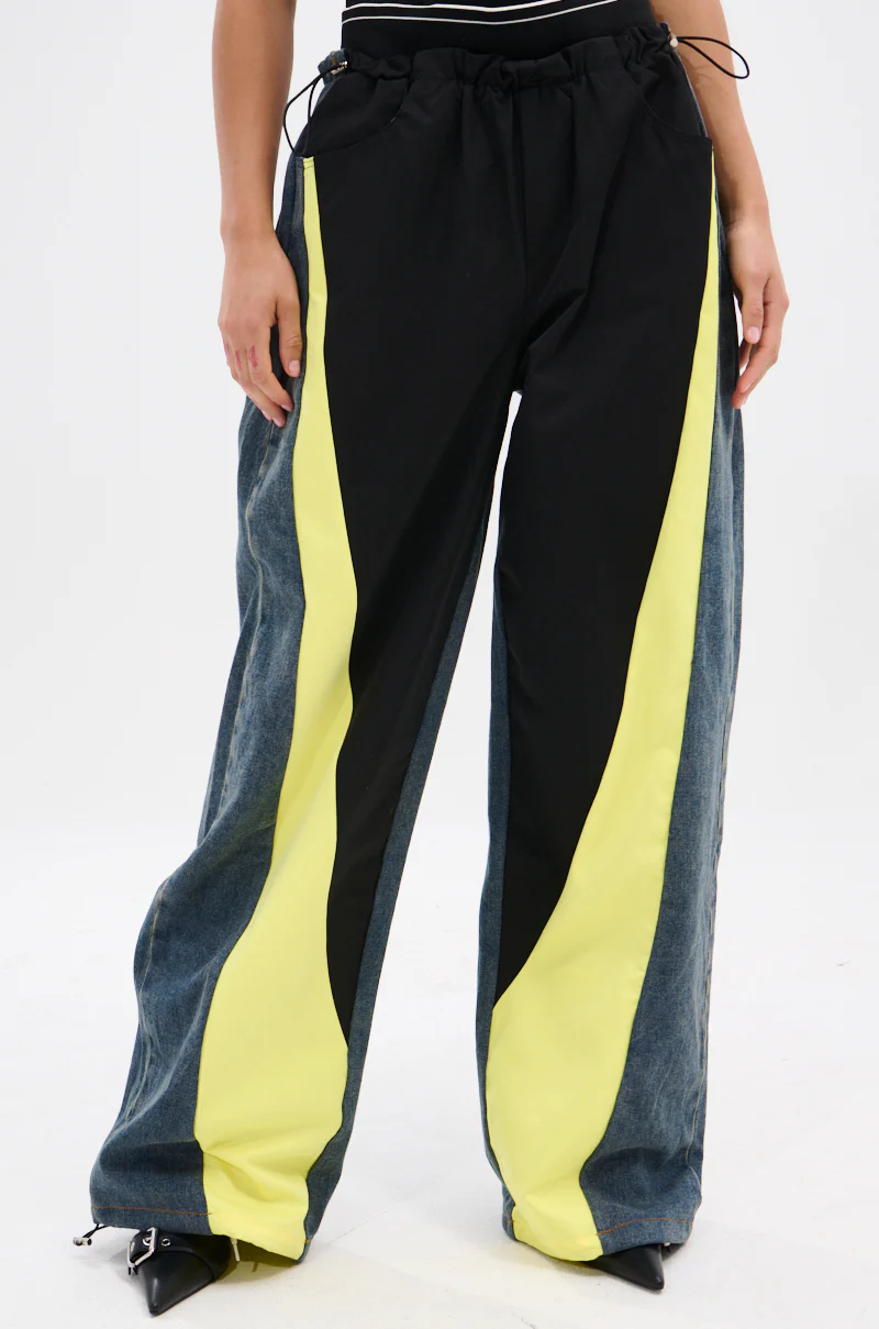 HARDEST TO LOVE COLORBLOCK DENIM PANT - Image 4