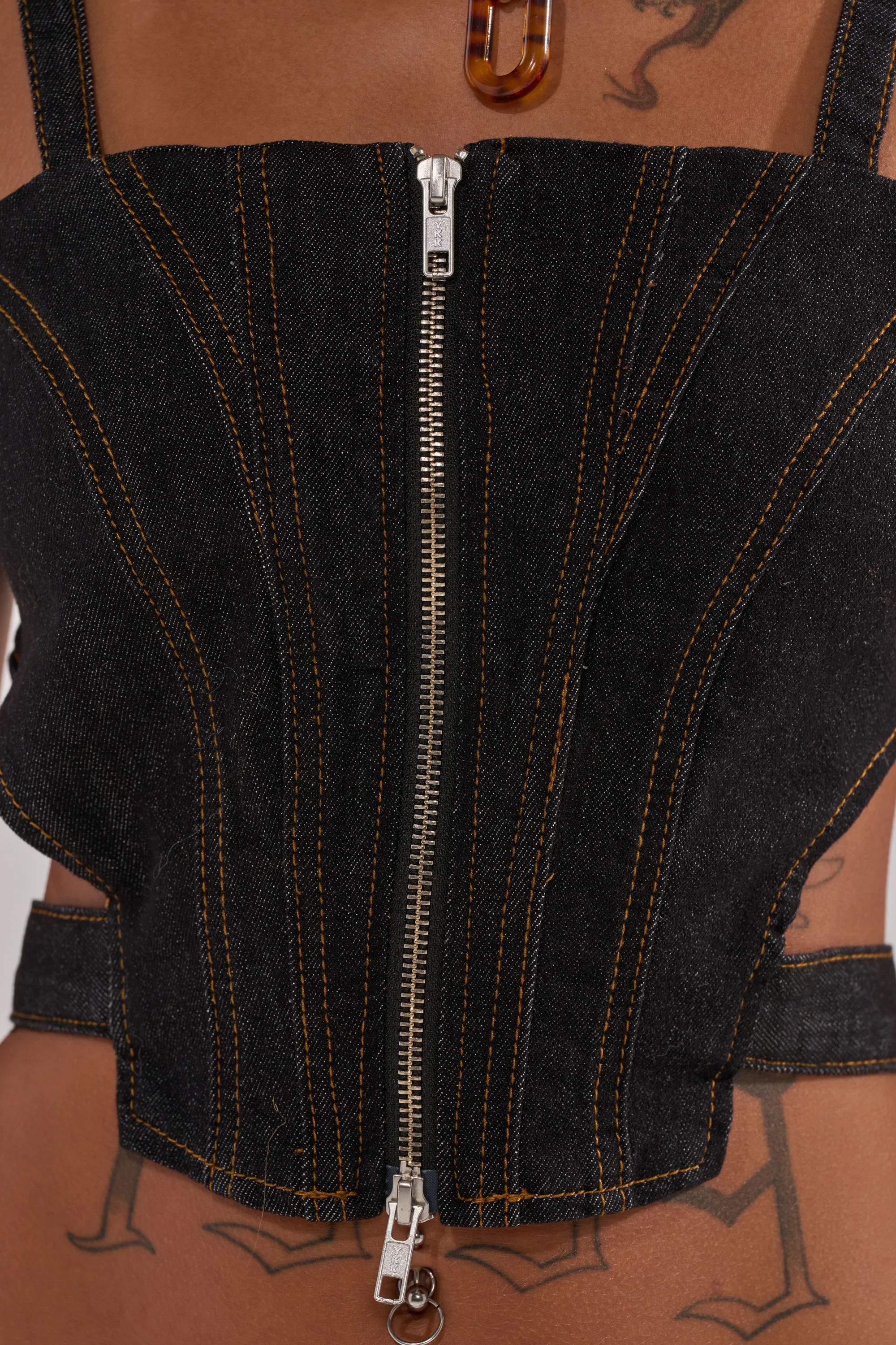 HARDEST TO LOVE DENIM CORSET - Image 8