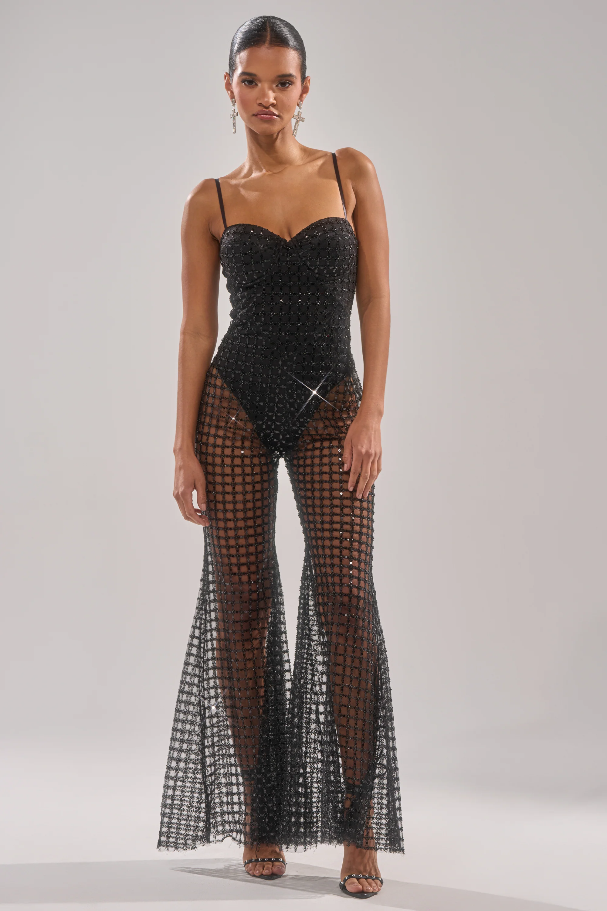 HARDEST TO LOVE MESH JUMPSUIT