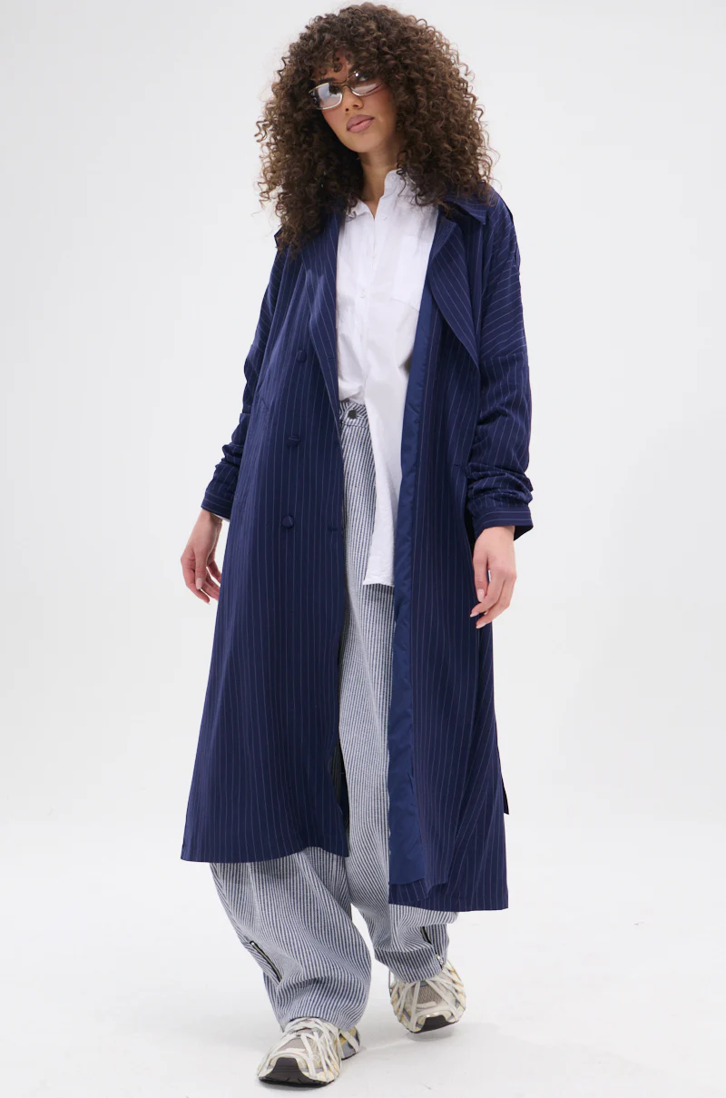 HARLEM PINSTRIPE TRENCH - Image 3