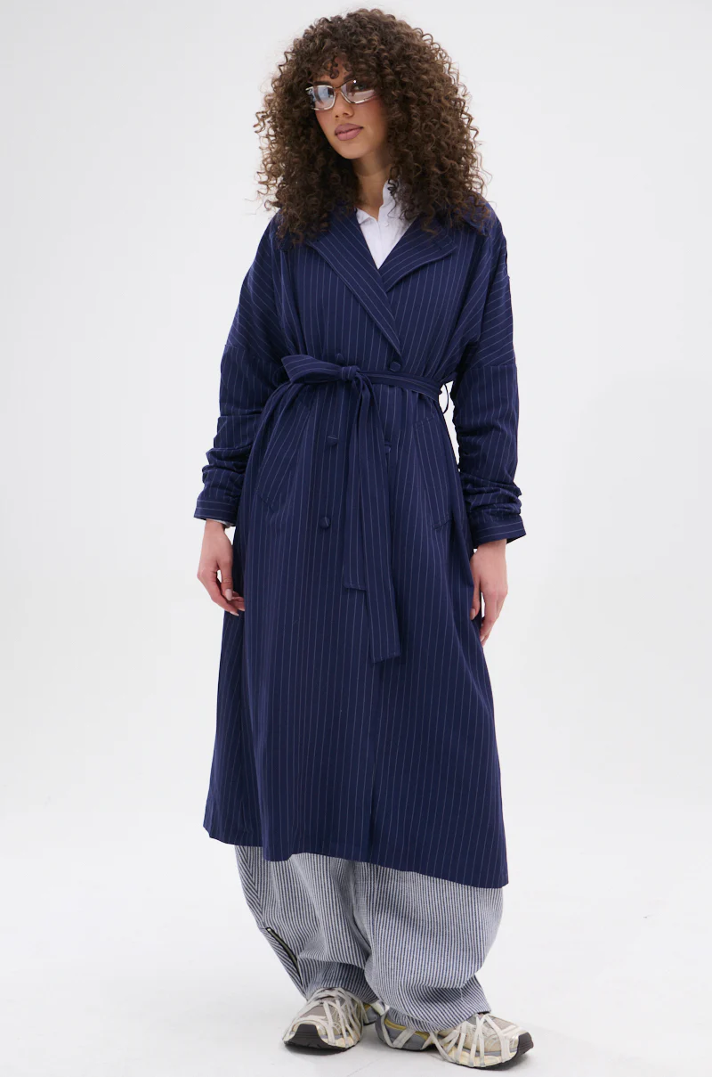 HARLEM PINSTRIPE TRENCH - Image 4
