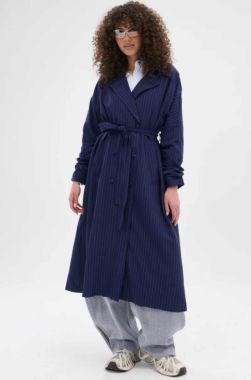 HARLEM PINSTRIPE TRENCH - Image 5