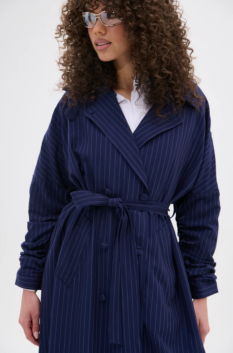 HARLEM PINSTRIPE TRENCH - Image 8
