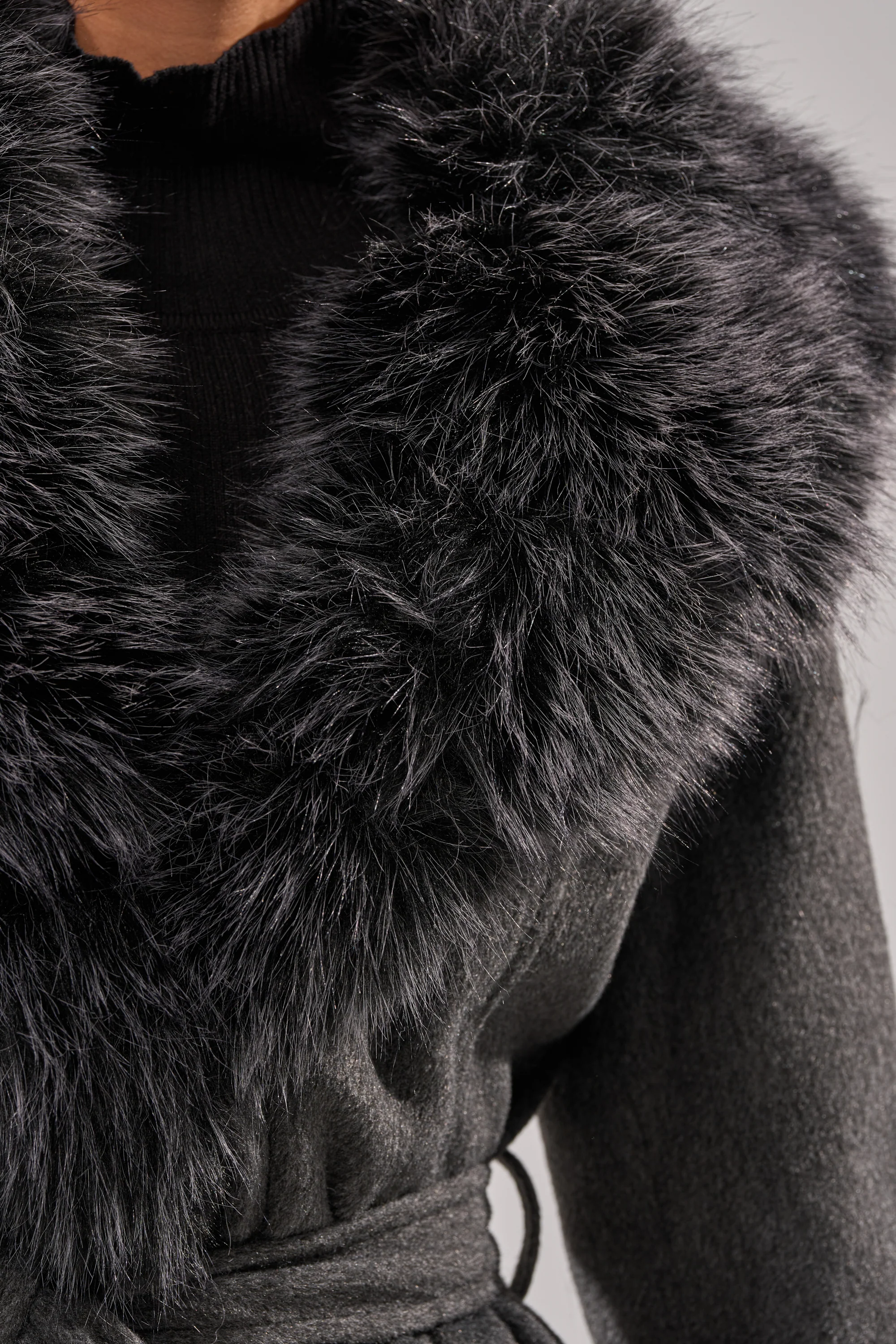 HARMONY FUR TRIM TRENCH - Image 11