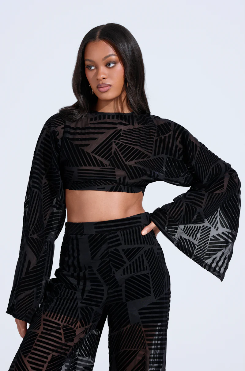 HAVING REGRETS ABOUT YOU SEE THROUGH BLOUSE - Image 2