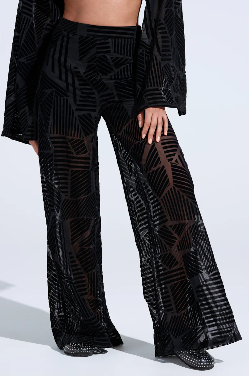 HAVING REGRETS ABOUT YOU SEE THROUGH PALAZZO PANT - Image 3
