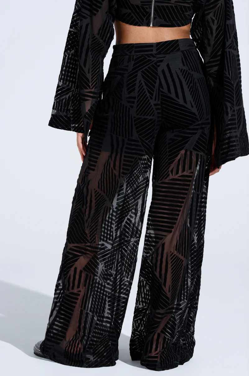 HAVING REGRETS ABOUT YOU SEE THROUGH PALAZZO PANT - Image 5