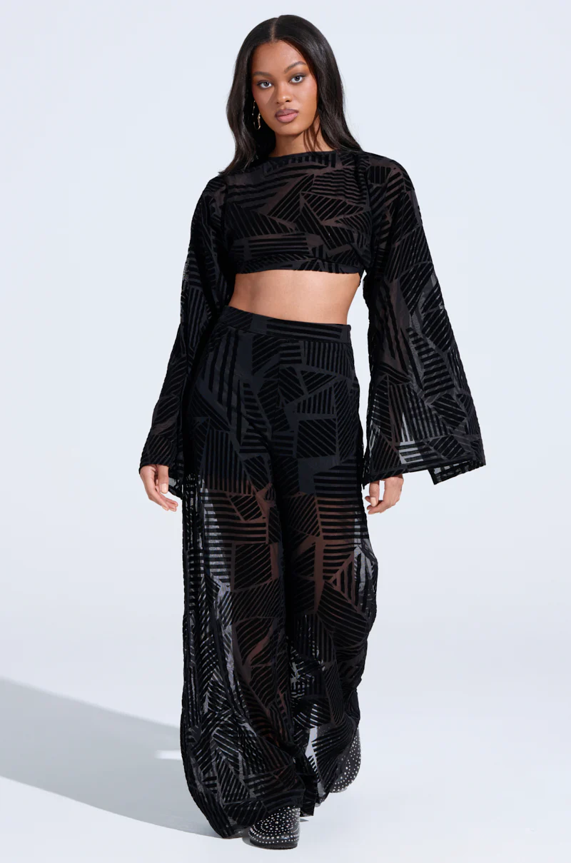 HAVING REGRETS ABOUT YOU SEE THROUGH PALAZZO PANT - Image 7