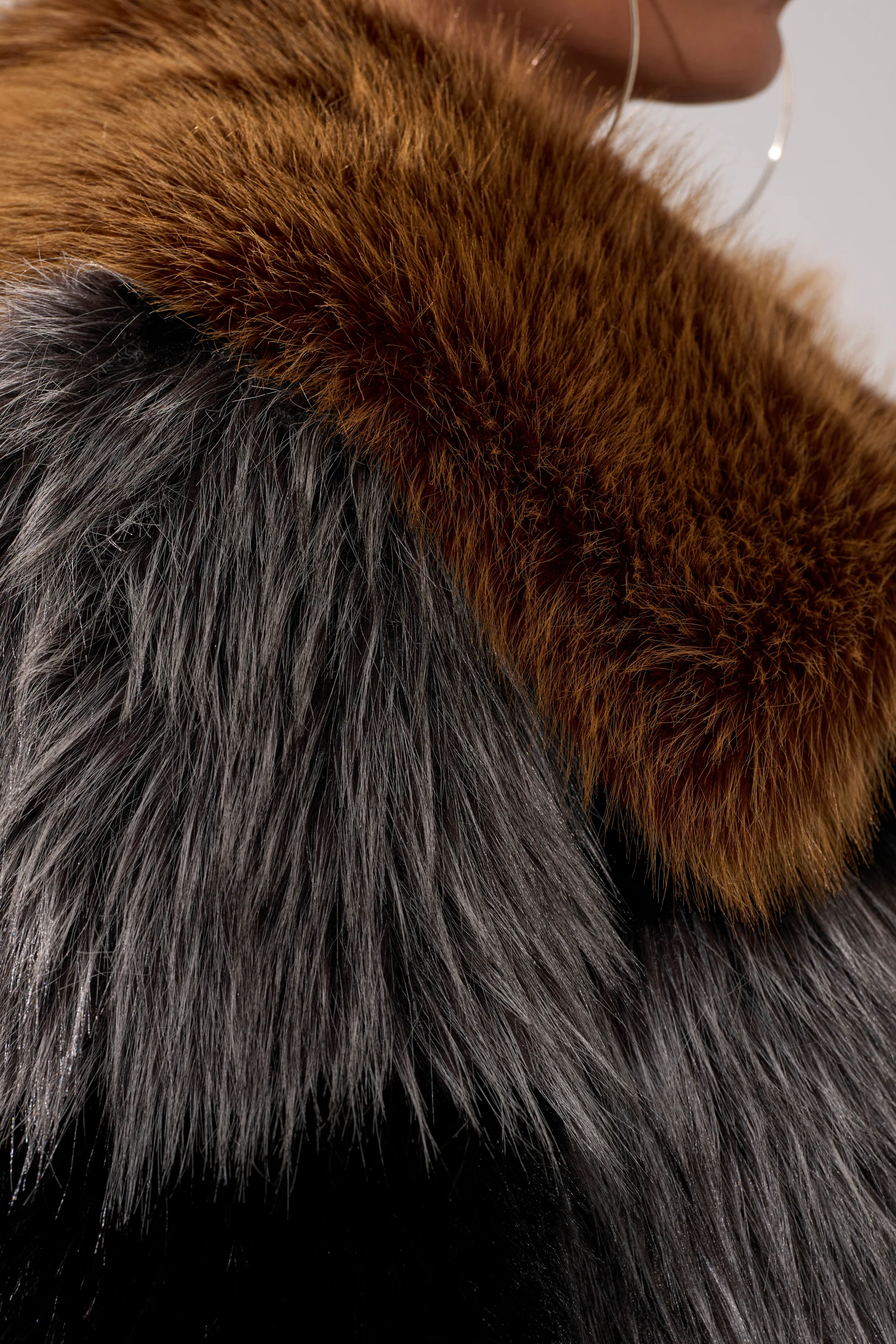 HAZEL PATCHWORK FAUX FUR COAT - Image 13