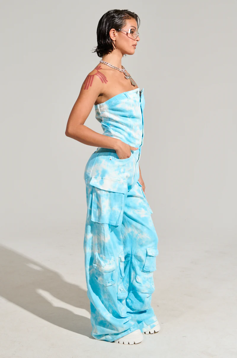 HEAD IN THE CLOUDS DENIM JUMPSUIT - Image 5
