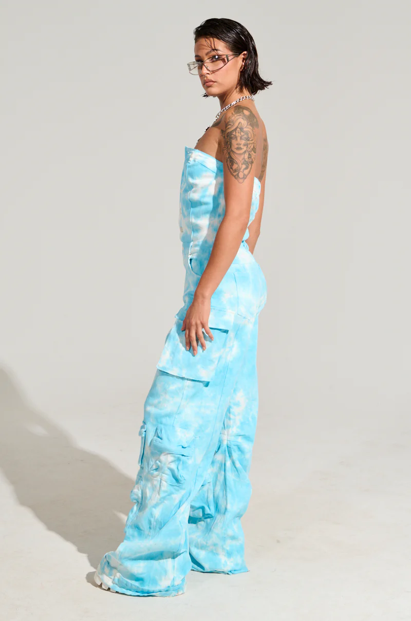 HEAD IN THE CLOUDS DENIM JUMPSUIT - Image 6