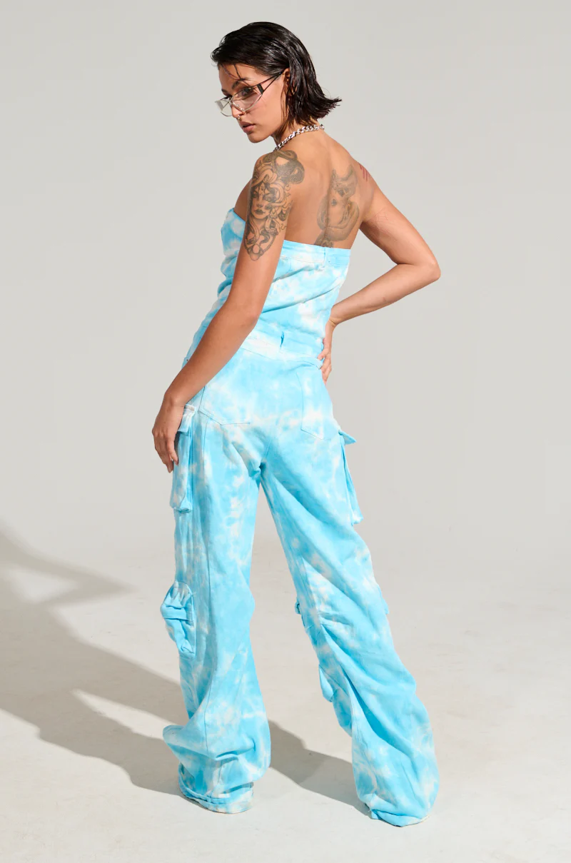 HEAD IN THE CLOUDS DENIM JUMPSUIT - Image 7