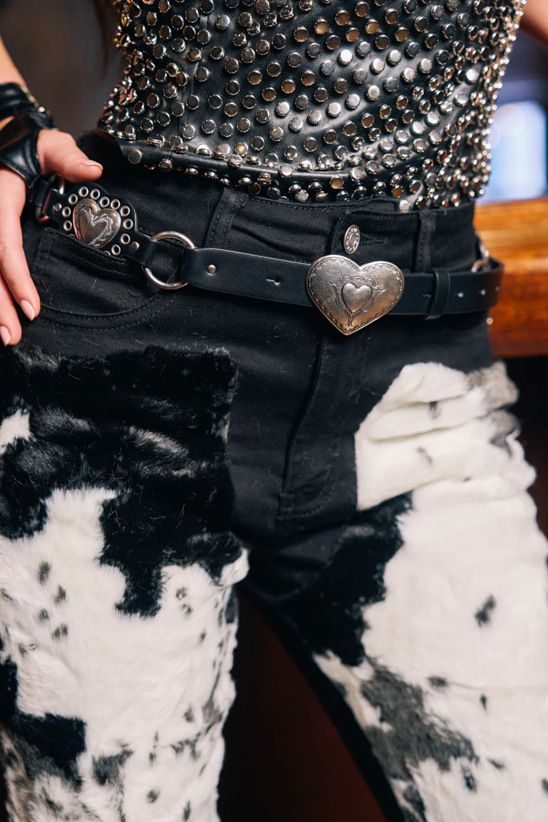 HEART ON MY SLEEVE PU BELT